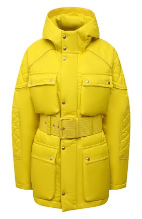Женская утепленная куртка TOM FORD желтого цвета по цене 434500 руб., арт. CS1149-FAX866 | Фото 1 Женская утепленная куртка TOM FORD желтого цвета, арт. CS1149-FAX866 | Фото 1 (Длина (верхняя одежда): До середины бедра; Рукава: Длинные; Материал подклада: Вискоза; Материал внешний: Синтетический материал; Стили: Спорт-шик)