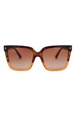 Женские солнцезащитные очки VALENTINO коричневого цвета, арт. 4098-519013 | Фото 3 (Тип очков: С/з; Очки форма: Квадратные; Оптика Гендер: оптика-женское)