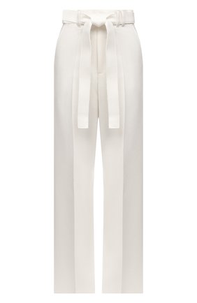 Женские шерстяные брюки ZEGNA COUTURE белого цвета по цене 145000 руб., арт. 287149/630SNN | Фото 1 Женские шерстяные брюки ZEGNA COUTURE белого цвета, арт. 287149/630SNN | Фото 1 (Материал внешний: Шерсть; Длина (брюки, джинсы): Удлиненные; Женское Кросс-КТ: Брюки-одежда; Стили: Кэжуэл; Силуэт Ж (брюки и джинсы): Широкие)