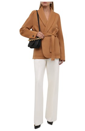 Женские шерстяные брюки ZEGNA COUTURE белого цвета по цене 145000 руб., арт. 287149/630SNN | Фото 2 Женские шерстяные брюки ZEGNA COUTURE белого цвета, арт. 287149/630SNN | Фото 2 (Материал внешний: Шерсть; Длина (брюки, джинсы): Удлиненные; Женское Кросс-КТ: Брюки-одежда; Стили: Кэжуэл; Силуэт Ж (брюки и джинсы): Широкие)