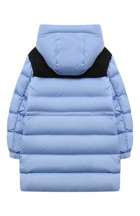 Детское пуховое пальто nuray MONCLER голубого цвета, арт. G2-954-1C538-20-68352/4-6A | Фото 2 (Кросс-КТ: Сезон: зима; Рукава: Длинные; Материал внешний: Синтетический материал; Мальчики Кросс-КТ: Пуховик-верхняя одежда; Региональные ограничения белый список (Axapta Mercury): RU; Материал подклада: Синтетический материал; Материал утеплителя: Пух и перо)