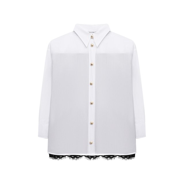 Хлопковая блузка Dolce & Gabbana L55S28/FU5NK/2-6