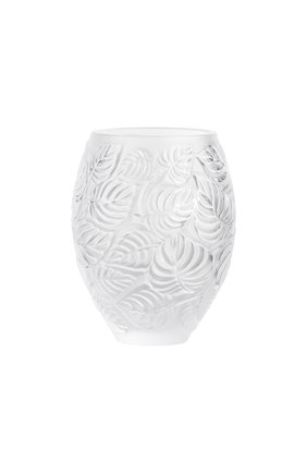 Ваза feuilles LALIQUE прозрачного цвета по цене 87550 руб., арт. 10745500 | Фото 1 Ваза feuilles LALIQUE прозрачного цвета, арт. 10745500 | Фото 1