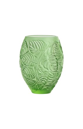 Ваза feuilles LALIQUE зеленого цвета по цене 105000 руб., арт. 10745600 | Фото 1 Ваза feuilles LALIQUE зеленого цвета, арт. 10745600 | Фото 1