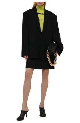 Женский жакет из вискозы BALENCIAGA черного цвета по цене 156000 руб., арт. 674431/TJ025 | Фото 2 Женский жакет из вискозы BALENCIAGA черного цвета, арт. 674431/TJ025 | Фото 2 (Длина (для топов): Удлиненные; Материал внешний: Вискоза; Рукава: Длинные; Материал подклада: Купро; Женское Кросс-КТ: Жакет-одежда; Стили: Кэжуэл; 1-2-бортные: Однобортные)