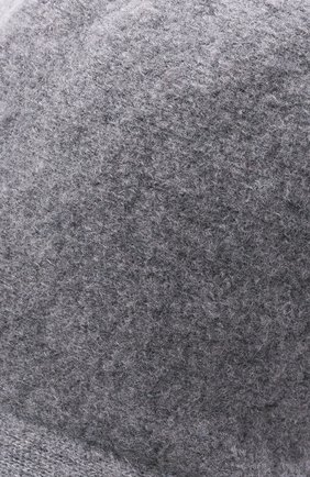 Женская бейсболка из шерсти и кашемира fifi CANOE серого цвета, арт. 4000870 | Фото 4 (Материал: Текстиль, Шерсть)