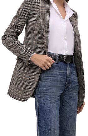 Женский кожаный ремень LORO PIANA черного цвета по цене 246000 руб., арт. FAL8224/CCR0 | Фото 2 Женский кожаный ремень LORO PIANA черного цвета, арт. FAL8224/CCR0 | Фото 2