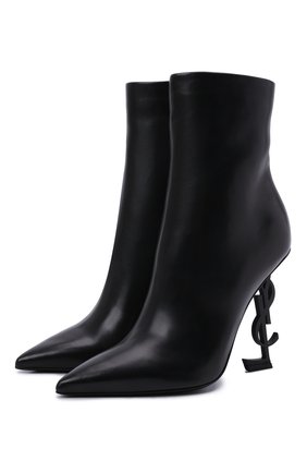 Женские кожаные ботильоны opyum 110 SAINT LAURENT черного цвета по цене 121500 руб., арт. 563753/0RRUU | Фото 1 Женские кожаные ботильоны opyum 110 SAINT LAURENT черного цвета, арт. 563753/0RRUU | Фото 1 (Материал внутренний: Натуральная кожа; Подошва: Плоская; Каблук высота: Высокий; Каблук тип: Устойчивый)