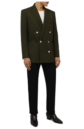 Мужские кожаные сапоги vassili SAINT LAURENT черного цвета по цене 78100 руб., арт. 667620/25N00 | Фото 2 Мужские кожаные сапоги vassili SAINT LAURENT черного цвета, арт. 667620/25N00 | Фото 2 (Материал внутренний: Натуральная кожа; Подошва: Плоская; Каблук высота: Высокий; Мужское Кросс-КТ: Сапоги-обувь, Казаки-обувь)