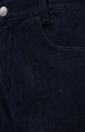 Женские джинсы RAF SIMONS темно-синего цвета, арт. 212-W310-10031 | Фото 5 (Длина (брюки, джинсы): Удлиненные; Кросс-КТ: Деним; Силуэт Ж (брюки и джинсы): Прямые; Материал внешний: Хлопок; Стили: Кэжуэл)