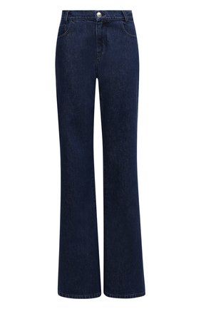 Женские джинсы RAF SIMONS темно-синего цвета по цене 49950 руб., арт. 212-W300-10031 | Фото 1 Женские джинсы RAF SIMONS темно-синего цвета, арт. 212-W300-10031 | Фото 1 (Материал внешний: Хлопок; Длина (брюки, джинсы): Удлиненные; Кросс-КТ: Деним; Детали: Потертости; Силуэт Ж (брюки и джинсы): Расклешенные; Стили: Кэжуэл)