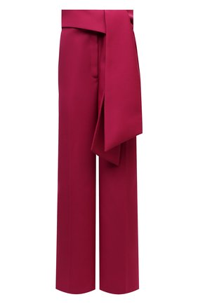Женские шерстяные брюки LANVIN фуксия цвета по цене 92250 руб., арт. RW-TR0034-5028-H21 | Фото 1 Женские шерстяные брюки LANVIN фуксия цвета, арт. RW-TR0034-5028-H21 | Фото 1 (Материал внешний: Шерсть; Длина (брюки, джинсы): Стандартные; Женское Кросс-КТ: Брюки-одежда; Силуэт Ж (брюки и джинсы): Широкие; Стили: Романтичный; Одежда: Одежда)