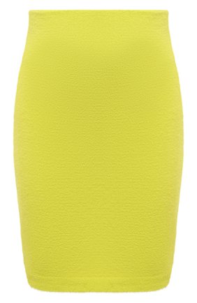 Женская юбка KENZO желтого цвета, арт. FB62JU6283RE | Фото 1 (Длина Ж (юбки, платья, шорты): Мини; Материал внешний: Синтетический материал; Кросс-КТ: Трикотаж; Женское Кросс-КТ: Юбка-одежда; Стили: Спорт-шик)