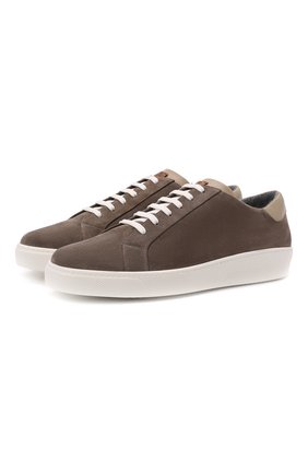 Мужские замшевые кеды CORNELIANI коричневого цвета по цене 33950 руб., арт. 88TM65-1820913 | Фото 1 Мужские замшевые кеды CORNELIANI коричневого цвета, арт. 88TM65-1820913 | Фото 1 (Материал внутренний: Текстиль, Натуральная кожа; Подошва: Массивная; Материал внешний: Замша)