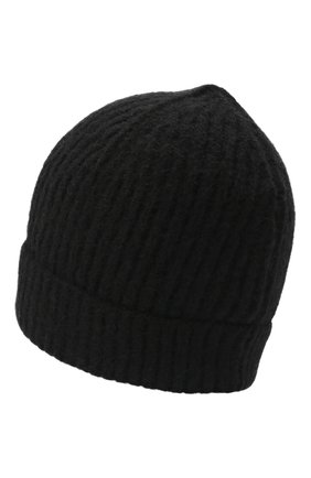 Мужская шерстяная шапка ISABEL BENENATO черного цвета, арт. UK17F21 | Фото 2 (Материал: Шерсть, Текстиль; Кросс-КТ: Трикотаж)