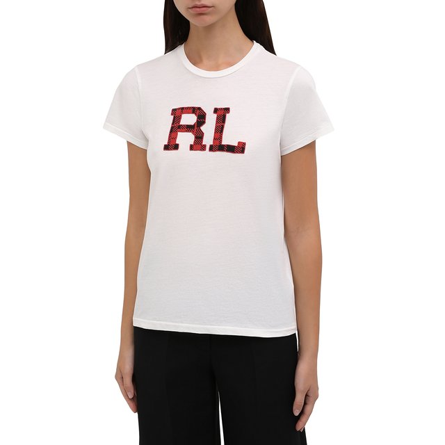 фото Хлопковая футболка polo ralph lauren