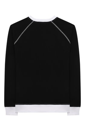 Детский хлопковый свитшот BALMAIN черного цвета по цене 29800 руб., арт. 6P4560 | Фото 2 Детский хлопковый свитшот BALMAIN черного цвета, арт. 6P4560 | Фото 2 (Материал внешний: Хлопок; Рукава: Длинные; Мальчики Кросс-КТ: Свитшот-одежда; Ростовка одежда: 10 - 11 лет | 140 - 146см, 12 лет | 152 см, 13 - 15 лет | 158 см, 16 лет | 164 см, 6 лет | 116 см, 8 лет | 128 см)