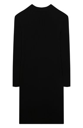 Детское шерстяное платье BALMAIN черного цвета, арт. 6P1270 | Фото 2 (Материал внешний: Шерсть; Рукава: Длинные; Ростовка одежда: 10 - 11 лет | 140 - 146см, 13 - 15 лет | 158 см, 16 лет | 164 см, 8 лет | 128 см)