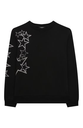 Детский хлопковый свитшот BALMAIN черного цвета по цене 48450 руб., арт. 6P4170 | Фото 1 Детский хлопковый свитшот BALMAIN черного цвета, арт. 6P4170 | Фото 1 (Материал внешний: Хлопок; Рукава: Длинные; Девочки Кросс-КТ: Свитшот-одежда; Ростовка одежда: 10 - 11 лет | 140 - 146см, 12 лет | 152 см, 13 - 15 лет | 158 см, 16 лет | 164 см, 8 лет | 128 см)
