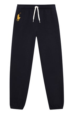 Детские хлопковые джоггеры POLO RALPH LAUREN синего цвета по цене 7155 руб., арт. 313854719 | Фото 1 Детские хлопковые джоггеры POLO RALPH LAUREN синего цвета, арт. 313854719 | Фото 1 (Материал внешний: Хлопок, Синтетический материал)