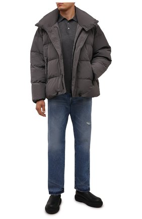 Мужская пуховая куртка DSQUARED2 серого цвета по цене 74950 руб., арт. S71AN0298/S53353 | Фото 2 Мужская пуховая куртка DSQUARED2 серого цвета, арт. S71AN0298/S53353 | Фото 2 (Материал внешний: Синтетический материал; Материал подклада: Синтетический материал; Рукава: Длинные; Материал утеплителя: Пух и перо; Длина (верхняя одежда): Короткие; Кросс-КТ: Куртка; Мужское Кросс-КТ: пуховик-короткий; Стили: Кэжуэл)