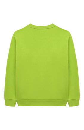 Детский хлопковый свитшот BALENCIAGA зеленого цвета по цене 17600 руб., арт. 682146/TLV78 | Фото 2 Детский хлопковый свитшот BALENCIAGA зеленого цвета, арт. 682146/TLV78 | Фото 2 (Материал внешний: Хлопок; Рукава: Длинные; Девочки Кросс-КТ: Толстовка-одежда)