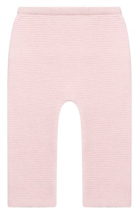 Детский комплект из пуловера и брюк BABY T розового цвета, арт. 21AI150C/1M-12M | Фото 4 (Кросс-КТ НВ: Костюм; Материал внешний: Шерсть; Рукава: Длинные)