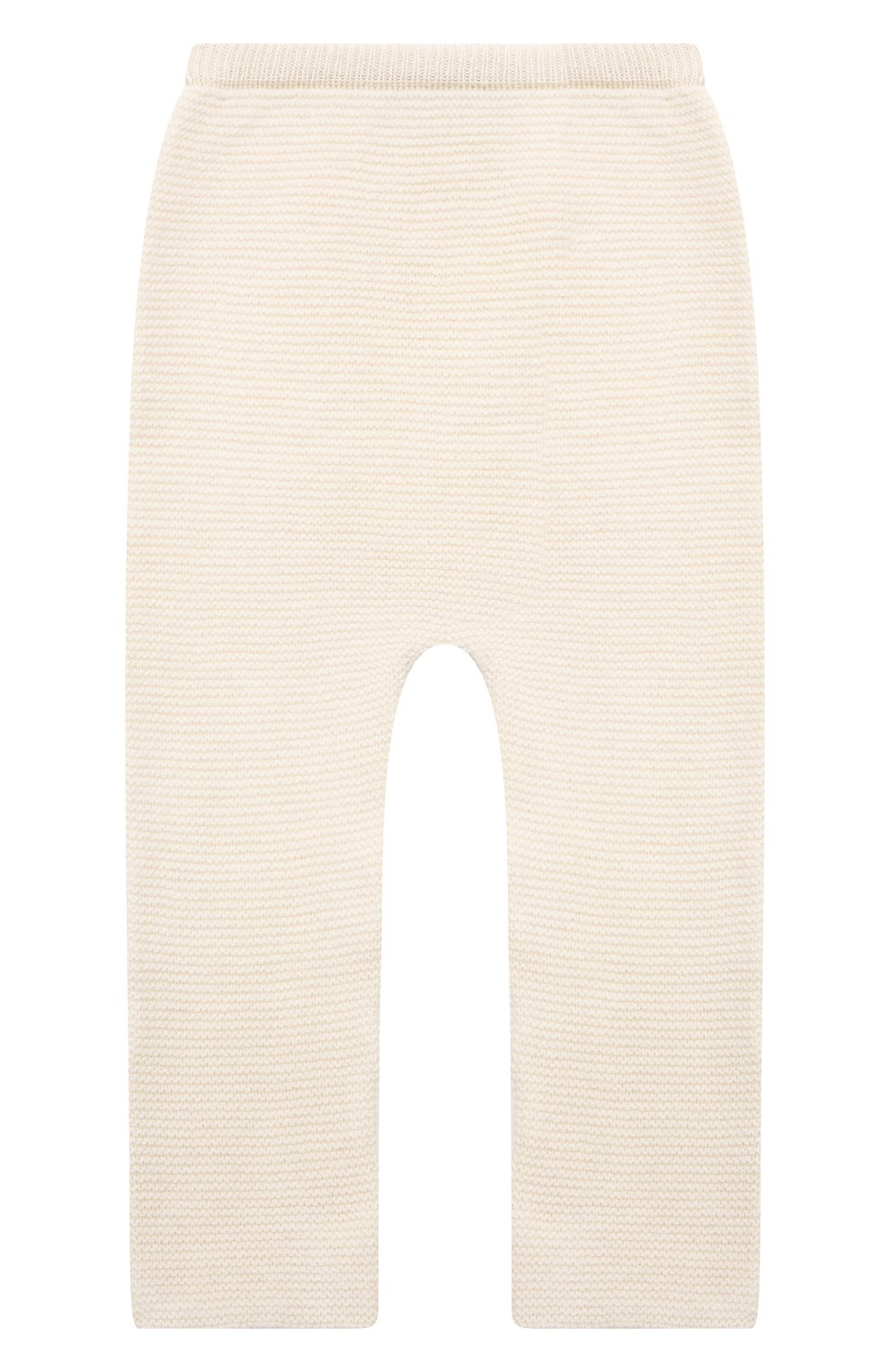 Детский комплект из пуловера и брюк BABY T белого цвета, арт. 21AI150C/1M-12M | Фото 4 (Кросс-КТ НВ: Костюм; Материал внешний: Шерсть; Рукава: Длинные)