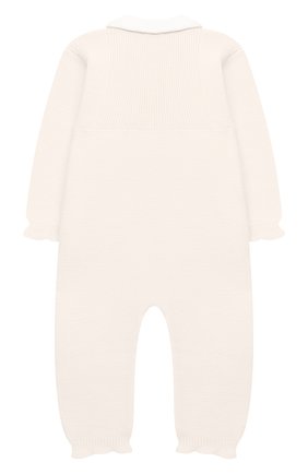Детский шерстяной комбинезон BABY T белого цвета по цене 14950 руб., арт. 21AI111TZ/18M-3A | Фото 2 Детский шерстяной комбинезон BABY T белого цвета, арт. 21AI111TZ/18M-3A | Фото 2