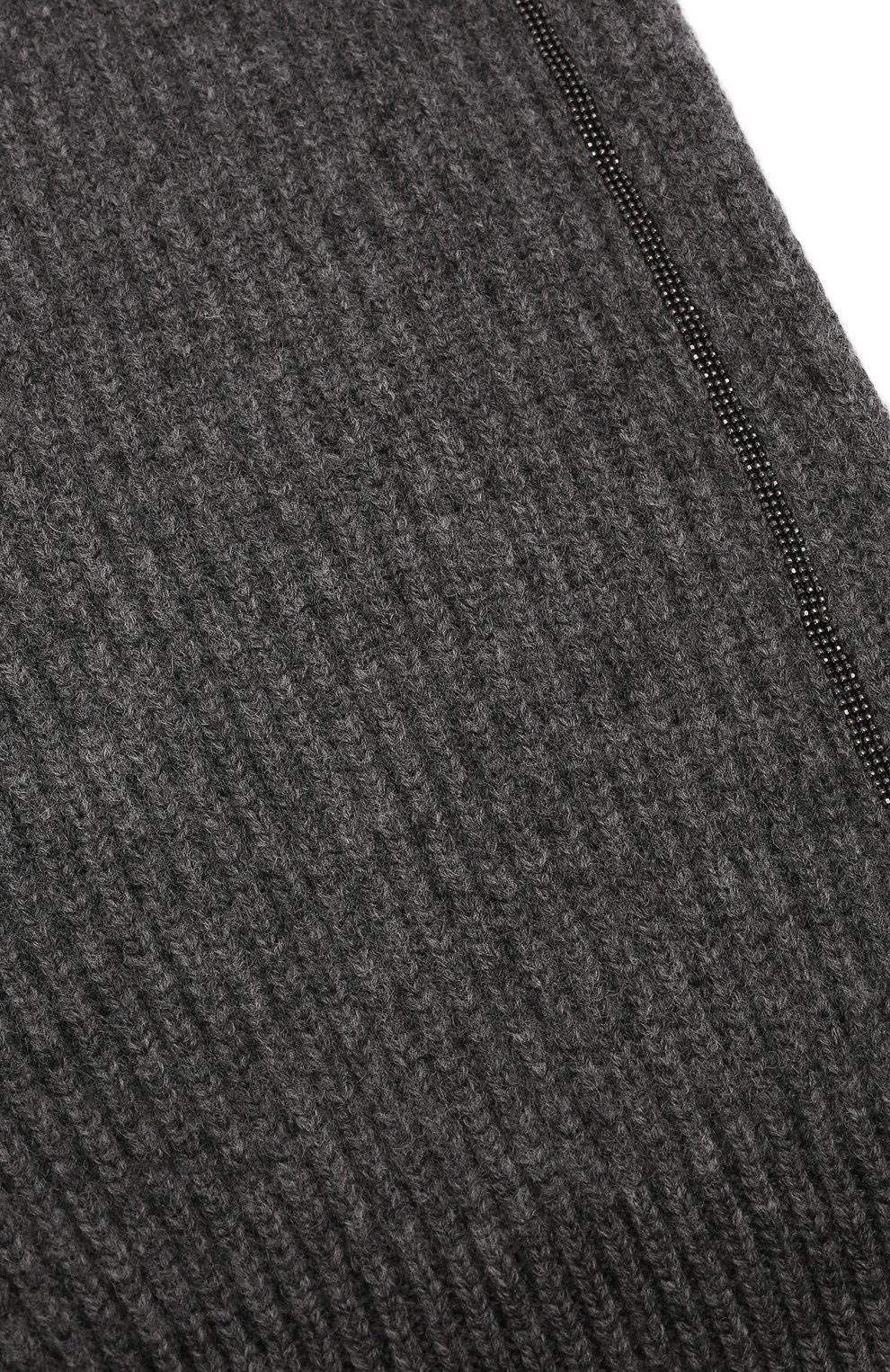 Детского кашемировая шапка-балаклава BRUNELLO CUCINELLI темно-серого цвета, арт. B12M70399C | Фото 3 (Материал: Текстиль, Кашемир, Шерсть)