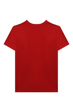 Детская хлопковая футболка POLO RALPH LAUREN красного цвета по цене 3805 руб., арт. 322853790 | Фото 2 Детская хлопковая футболка POLO RALPH LAUREN красного цвета, арт. 322853790 | Фото 2 (Материал внешний: Хлопок; Рукава: Короткие)