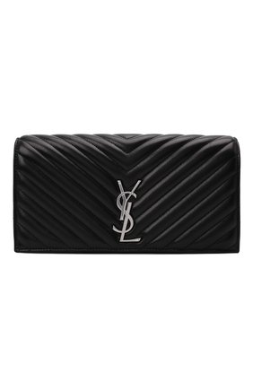 Женский клатч kate supple SAINT LAURENT черного цвета по цене 121000 руб., арт. 660618/1ELX6 | Фото 1 Женский клатч kate supple SAINT LAURENT черного цвета, арт. 660618/1ELX6 | Фото 1 (Размер: medium; Материал: Натуральная кожа; Женское Кросс-КТ: Клатч-клатчи)