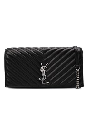 Женский клатч kate supple SAINT LAURENT черного цвета по цене 169000 руб., арт. 660618/1ELX6 | Фото 6 Женский клатч kate supple SAINT LAURENT черного цвета, арт. 660618/1ELX6 | Фото 6 (Размер: medium; Материал: Натуральная кожа; Женское Кросс-КТ: Клатч-клатчи)