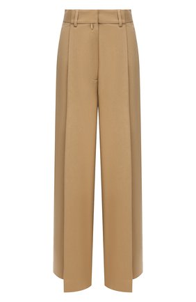 Женские хлопковые брюки DRIES VAN NOTEN бежевого цвета по цене 57400 руб., арт. 212-010964-3187 | Фото 1 Женские хлопковые брюки DRIES VAN NOTEN бежевого цвета, арт. 212-010964-3187 | Фото 1 (Материал внешний: Хлопок; Длина (брюки, джинсы): Стандартные; Женское Кросс-КТ: Брюки-одежда; Стили: Кэжуэл; Силуэт Ж (брюки и джинсы): Широкие)