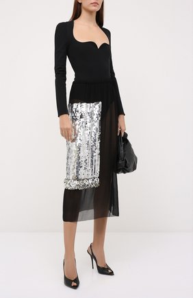 Женская юбка DRIES VAN NOTEN черного цвета по цене 63150 руб., арт. 212-010896-3293 | Фото 2 Женская юбка DRIES VAN NOTEN черного цвета, арт. 212-010896-3293 | Фото 2 (Длина Ж (юбки, платья, шорты): Миди; Женское Кросс-КТ: Юбка-одежда; Стили: Романтичный; Материал внешний: Вискоза)