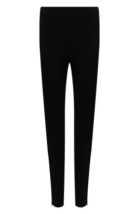 Женские леггинсы из вискозы BOSS черного цвета, арт. 50456312 | Фото 1 (Материал внешний: Вискоза; Длина (брюки, джинсы): Стандартные; Стили: Кэжуэл; Женское Кросс-КТ: Леггинсы-одежда)