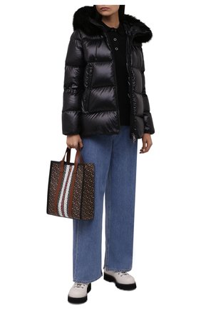 Женские комбинированные ботинки PROENZA SCHOULER белого цвета по цене 51750 руб., арт. PS37230D/14221 | Фото 2 Женские комбинированные ботинки PROENZA SCHOULER белого цвета, арт. PS37230D/14221 | Фото 2 (Материал утеплителя: Натуральный мех; Подошва: Платформа; Женское Кросс-КТ: Хайкеры-ботинки; Каблук высота: Низкий; Материал внешний: Кожа)