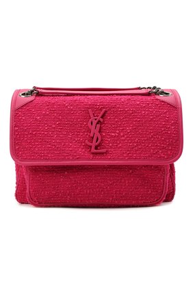 Женская сумка niki medium SAINT LAURENT фуксия цвета по цене 164500 руб., арт. 633158/2RL44 | Фото 1 Женская сумка niki medium SAINT LAURENT фуксия цвета, арт. 633158/2RL44 | Фото 1 (Материал: Текстиль; Размер: medium; Ремень/цепочка: На ремешке; Сумки-технические: Сумки через плечо)