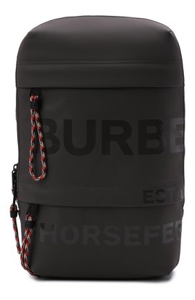 Мужской рюкзак blaze BURBERRY серого цвета, арт. 8043703 | Фото 1 (Материал: Текстиль; Ремень/цепочка: На ремешке, На плечо; Размер: medium)