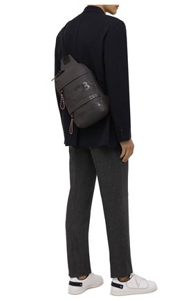 Мужской рюкзак blaze BURBERRY серого цвета, арт. 8043703 | Фото 2 (Материал: Текстиль; Ремень/цепочка: На ремешке, На плечо; Размер: medium)
