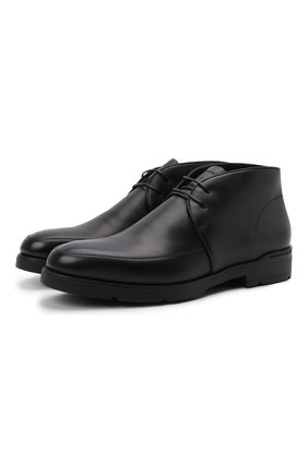 Мужские кожаные ботинки cortina ERMENEGILDO ZEGNA черного цвета по цене 71950 руб., арт. A5141X-LHMES | Фото 1 Мужские кожаные ботинки cortina ERMENEGILDO ZEGNA черного цвета, арт. A5141X-LHMES | Фото 1 (Материал утеплителя: Натуральный мех; Подошва: Плоская; Мужское Кросс-КТ: Ботинки-обувь, зимние ботинки, Дезерты-обувь)