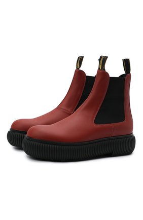 Мужские кожаные челси LANVIN красного цвета по цене 51350 руб., арт. FM-B0LI01-GRIF-A21 | Фото 1 Мужские кожаные челси LANVIN красного цвета, арт. FM-B0LI01-GRIF-A21 | Фото 1 (Материал внутренний: Натуральная кожа; Мужское Кросс-КТ: Сапоги-обувь, Челси-обувь; Каблук высота: Высокий; Подошва: Массивная)