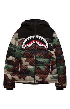 Детского куртка с капюшоном SPRAYGROUND хаки цвета по цене 22200 руб., арт. 20AISPY394 | Фото 1 Детского куртка с капюшоном SPRAYGROUND хаки цвета, арт. 20AISPY394 | Фото 1 (Материал подклада: Синтетический материал; Материал внешний: Синтетический материал; Рукава: Длинные; Мальчики Кросс-КТ: Пуховик-верхняя одежда; Кросс-КТ: Сезон: демисезон)