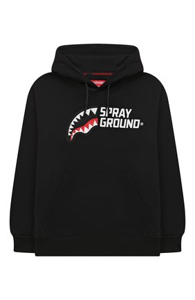 Детский хлопковое худи SPRAYGROUND черного цвета по цене 11200 руб., арт. SPY236BLK | Фото 1 Детский хлопковое худи SPRAYGROUND черного цвета, арт. SPY236BLK | Фото 1 (Материал внешний: Хлопок; Рукава: Длинные; Мальчики Кросс-КТ: Толстовка-одежда)