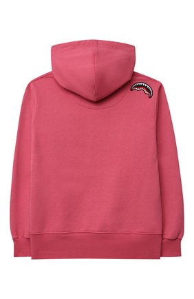 Детский хлопковое худи SPRAYGROUND розового цвета по цене 11200 руб., арт. SPY236PNK | Фото 2 Детский хлопковое худи SPRAYGROUND розового цвета, арт. SPY236PNK | Фото 2 (Рукава: Длинные; Материал внешний: Хлопок; Девочки Кросс-КТ: Толстовка-одежда; Ростовка одежда: 10 - 11 лет | 140 - 146см, 12 лет | 152 см, 13 - 15 лет | 158 см, 8 лет | 128 см)