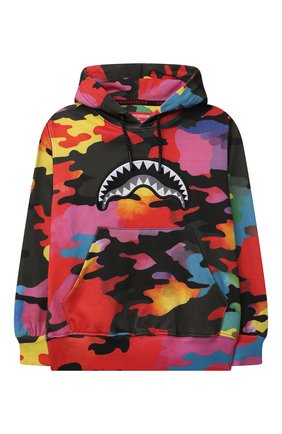 Детский хлопковое худи SPRAYGROUND разноцветного цвета по цене 14350 руб., арт. SPY246 | Фото 1 Детский хлопковое худи SPRAYGROUND разноцветного цвета, арт. SPY246 | Фото 1 (Материал внешний: Хлопок; Рукава: Длинные; Девочки Кросс-КТ: Толстовка-одежда)