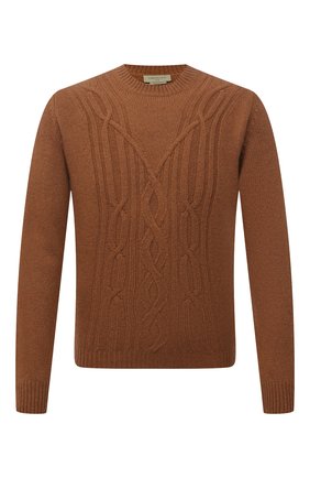 Мужской кашемировый свитер CORNELIANI светло-коричневого цвета по цене 58850 руб., арт. 88M53A-1825165/00 | Фото 1 Мужской кашемировый свитер CORNELIANI светло-коричневого цвета, арт. 88M53A-1825165/00 | Фото 1 (Длина (для топов): Стандартные; Рукава: Длинные; Материал внешний: Кашемир, Шерсть; Мужское Кросс-КТ: Свитер-одежда; Принт: Без принта; Стили: Кэжуэл)