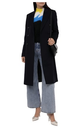 Женский свитер LOEWE черного цвета по цене 61500 руб., арт. S540Y14K66 | Фото 2 Женский свитер LOEWE черного цвета, арт. S540Y14K66 | Фото 2 (Материал внешний: Синтетический материал; Стили: Кэжуэл; Рукава: Длинные; Длина (для топов): Стандартные; Женское Кросс-КТ: Свитер-одежда)