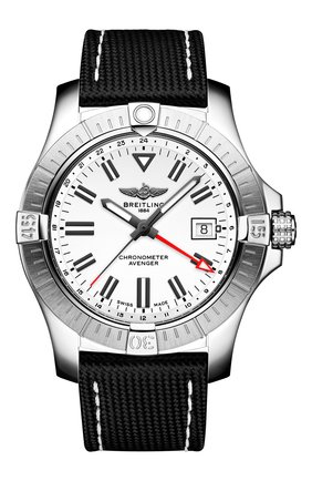 Мужские часы avenger automatic gmt 43 BREITLING бесцветного цвета по цене 341500 руб., арт. A32397101A1X2 | Фото 1 Мужские часы avenger automatic gmt 43 BREITLING бесцветного цвета, арт. A32397101A1X2 | Фото 1 (Механизм: Автомат; Материал корпуса: Сталь; Цвет циферблата: Белый)