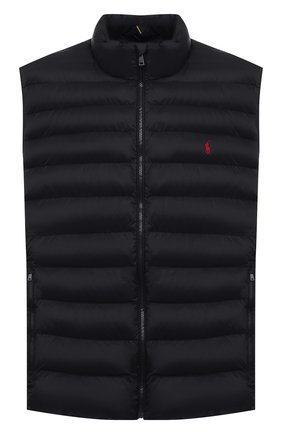 Мужской утепленный жилет POLO RALPH LAUREN черного цвета по цене 28400 руб., арт. 711810898/PRL BS | Фото 1 Мужской утепленный жилет POLO RALPH LAUREN черного цвета, арт. 711810898/PRL BS | Фото 1 (Материал внешний: Синтетический материал; Материал подклада: Синтетический материал; Кросс-КТ: Куртка, Пуховик; Стили: Кэжуэл; Big sizes: Big Sizes; Длина (верхняя одежда): Короткие)